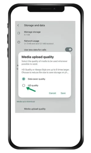 Send High-Quality Images: